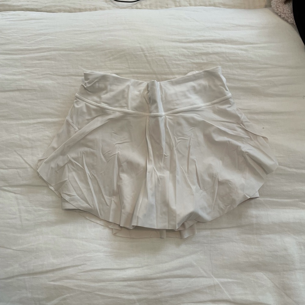 White Lululemon Tennis Skirt